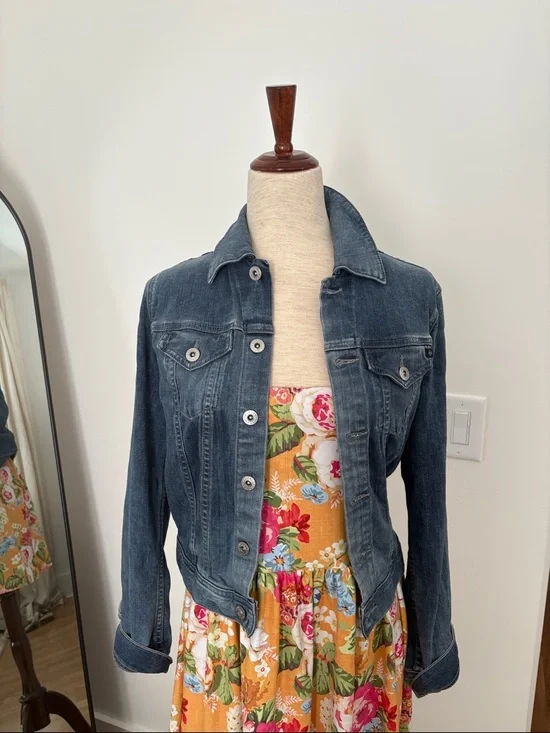 AG Adriano Goldschmied Denim Jean Jacket - Picture 2 of 12